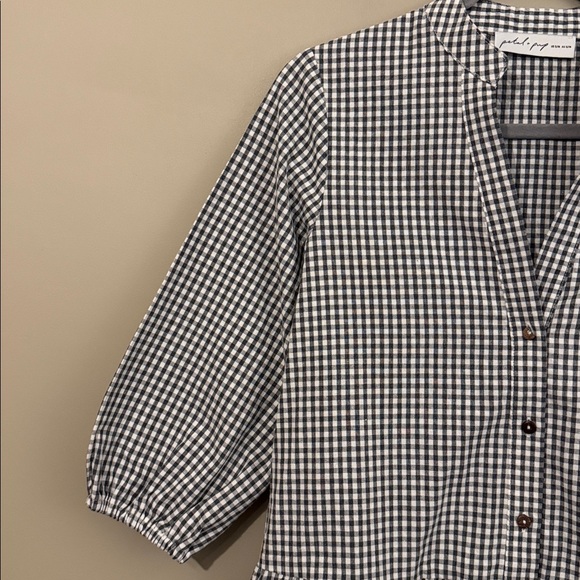 NWOT- Petal & Pup Daria Print Tiered Dress, Black, S/M - Picture 8 of 12